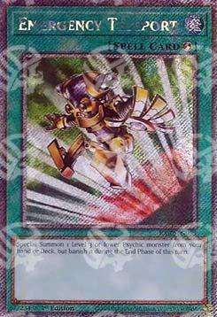Teletrasporto di Emergenza - Collezione Rarità 25° Anniversario II (Platinum Secret Rare) [RA02-053]