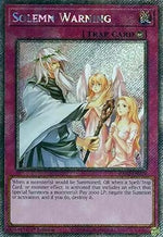 Avvertimento Solenne - Collezione Rarità 25° Anniversario II (Platinum Secret Rare) [RA02-078]