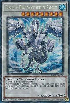 Trishula, Drago della Barriera di Ghiaccio - Collezione Rarità 25° Anniversario II (Collectors Rare) [RA02-026]