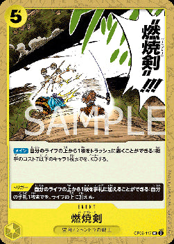 Burn Blade (OP08-117) - Two Legends (Non-English) (Uncommon) [OP08-JP-117]