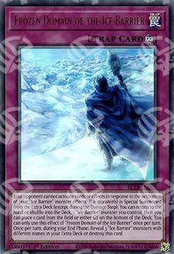 Dominio Congelato della Barriera di Ghiaccio - Battaglie della Leggenda: Vendetta Terminale (Ultra Rare) [BLTR-008]