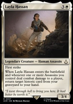 Layla Hassan - Mondi Altrove: Assassin's Creed (Rare) [ACR-7]