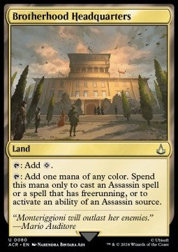 Quartier Generale della Confraternita - Mondi Altrove: Assassin's Creed (Uncommon) [ACR-80]