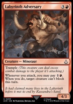 Labyrinth Adversary - Mondi Altrove: Assassin's Creed: Extras (Uncommon) [XACR-290]