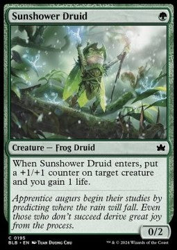 Druido della Pioggia Solare - Bloomburrow (Common) [BLB-195]