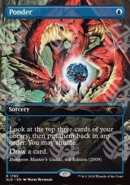 Ponderare - Secret Lair Drop Series: Secret Lair x Dungeons & Dragons: 50th Anniversary Superdrop (Rare) [SLD50A-1783]