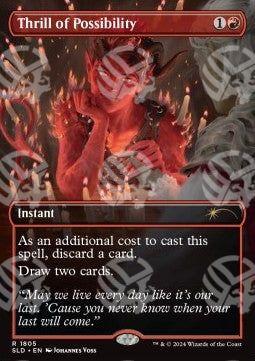 Brivido della Possibilità - Secret Lair Drop Series: Secret Lair x Dungeons & Dragons: 50th Anniversary Superdrop (Rare) [SLD50A-1805]