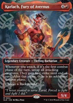 Karlach, Furia dell'Avernus - Secret Lair Drop Series: Secret Lair x Dungeons & Dragons: 50th Anniversary Superdrop (Mythic) [SLD50A-1802]