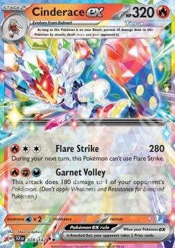 Cinderace ex - Corona Astrale (Double Rare) [SCR-028]