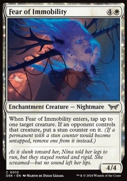 Paura dell'Immobilità - Duskmourn: La Casa degli Orrori (Common) [DSK-10]