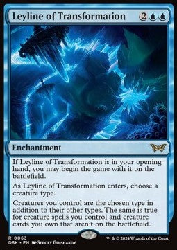 Leyline della Trasformazione - Duskmourn: La Casa degli Orrori (Rare) [DSK-63]