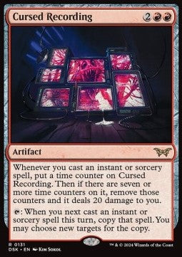 Registrazione Maledetta - Duskmourn: La Casa degli Orrori (Rare) [DSK-131]