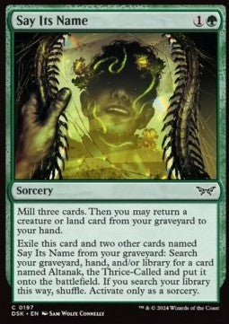 Di' il Suo Nome - Duskmourn: La Casa degli Orrori (Common) [DSK-197]