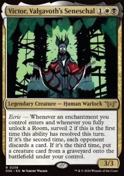 Victor, Siniscalco di Valgavoth - Duskmourn: La Casa degli Orrori (Rare) [DSK-238]