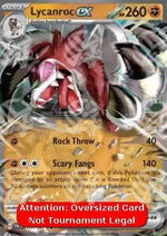 Lycanroc ex - Evoluzioni a Paldea (Oversized) [PAL-117]