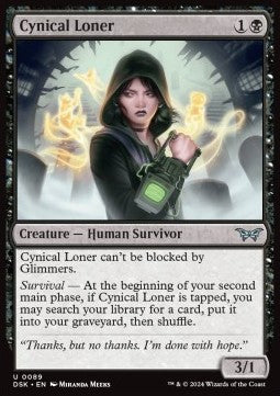 Solitaria Cinica - Duskmourn: La Casa degli Orrori (Uncommon) [DSK-89]