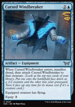 Giacca a Vento Maledetta - Duskmourn: La Casa degli Orrori (Uncommon) [DSK-47]