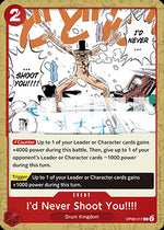 I'd Never Shoot You!!!! (OP08-017) - Two Legends (Common) [OP08-017]