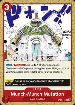 Munch-Munch Mutation (OP08-019) - Two Legends (Uncommon) [OP08-019]