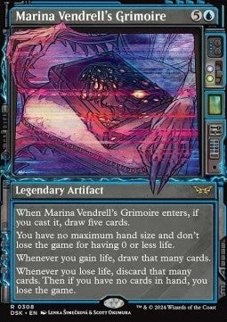 Grimorio di Marina Vendrell - Duskmourn: La Casa degli Orrori: Extras (Rare) [XDSK-308]