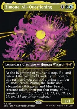 Zimone, Omnidubitatrice - Duskmourn: La Casa degli Orrori: Extras (Rare) [XDSK-366]