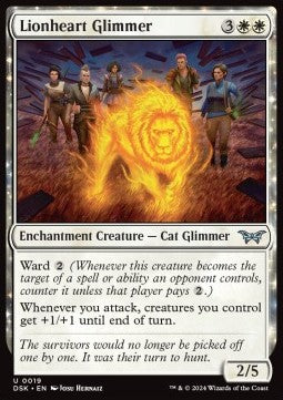 Barlume Cuor di Leone - Duskmourn: La Casa degli Orrori (Uncommon) [DSK-19]