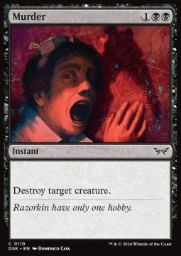 Omicidio - Duskmourn: La Casa degli Orrori (Common) [DSK-110]