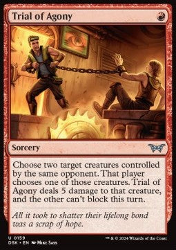 Prova dell'Agonia - Duskmourn: La Casa degli Orrori (Uncommon) [DSK-159]