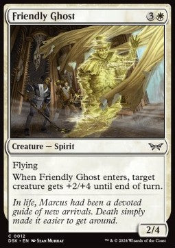 Fantasma Amichevole - Duskmourn: La Casa degli Orrori (Common) [DSK-12]