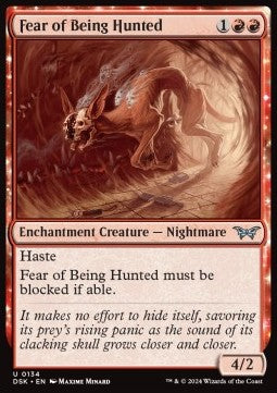 Paura di Essere Preda - Duskmourn: La Casa degli Orrori (Uncommon) [DSK-134]