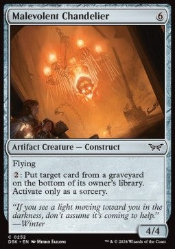 Lampadario Malevolo - Duskmourn: La Casa degli Orrori (Common) [DSK-252]