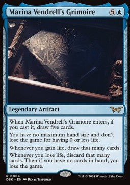 Grimorio di Marina Vendrell - Duskmourn: La Casa degli Orrori (Rare) [DSK-64]