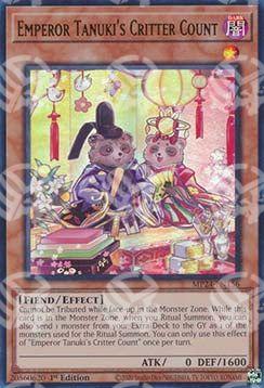 Conta delle Creature dell'Imperatore Tanuki - 25th Anniversary Tin: Dueling Mirrors (Ultra Rare) [MP24-156]