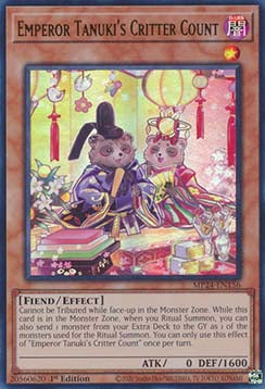 Conta delle Creature dell'Imperatore Tanuki - 25th Anniversary Tin: Dueling Mirrors (Ultra Rare) [MP24-156]