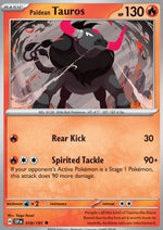 Tauros di Paldea - Scintille Folgoranti (Uncommon) [SSP-018]