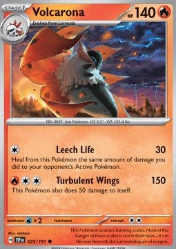 Volcarona - Scintille Folgoranti (Common) [SSP-025]
