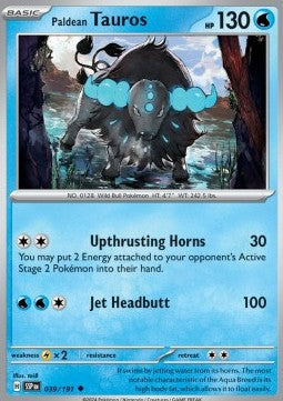 Tauros di Paldea - Scintille Folgoranti (Uncommon) [SSP-039]