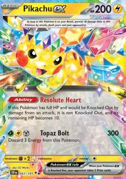 Pikachu ex - Scintille Folgoranti (Double Rare) [SSP-057]