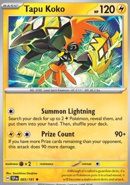 Tapu Koko - Scintille Folgoranti (Rare) [SSP-065]