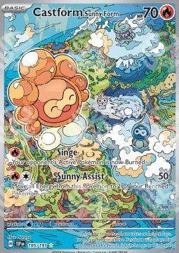 Castform Forma Sole - Scintille Folgoranti (Illustration Rare) [SSP-195]