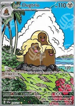 Dugtrio di Alola - Scintille Folgoranti (Illustration Rare) [SSP-208]