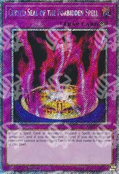Sigillo Maledetto della Magia Proibita - Bonanza Quarto di Secolo (Platinum Secret Rare) [RA03-076]