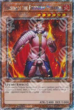 Thestalos il Monarca della Tempesta di Fuoco - Bonanza Quarto di Secolo (Platinum Secret Rare) [RA03-143]