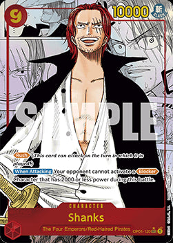 Shanks (OP01-120) - The Best (Manga Rare) [PRB01-OP01-120]