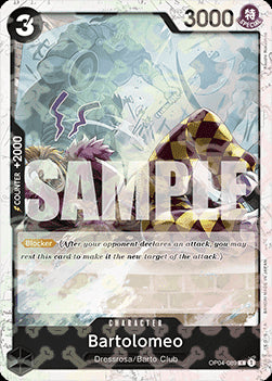 Bartolomeo (OP04-089) - The Best (Rare) [PRB01-OP04-089]