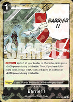 Barrier!! (OP04-095) - The Best (Common) [PRB01-OP04-095]