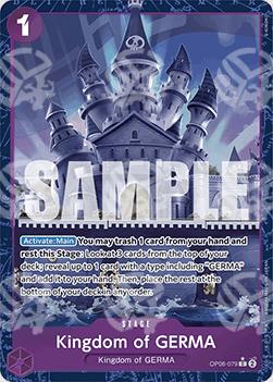 Kingdom of GERMA (OP06-079) - The Best (Common) [PRB01-OP06-079]