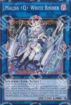 Maliss Q Binder Bianco - Distruttori Incrociati (Super Rare) [CRBR-019]