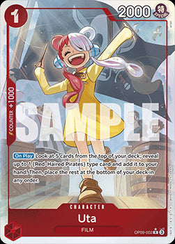 Uta (OP09-002) - Emperors in the New World (Alternate Art) [OP09-002]