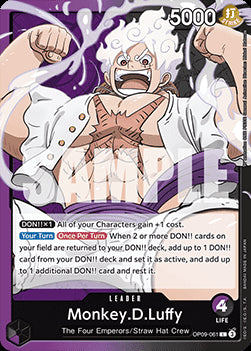 Monkey.D.Luffy (OP09-061) - Emperors in the New World (Leader) [OP09-061]